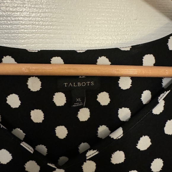 Polka Dot Tie Waist Dress - Picture 2 of 8